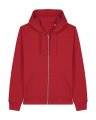 Heren Hooded Sweater Stanley Stella Mixer Full Zip Rood